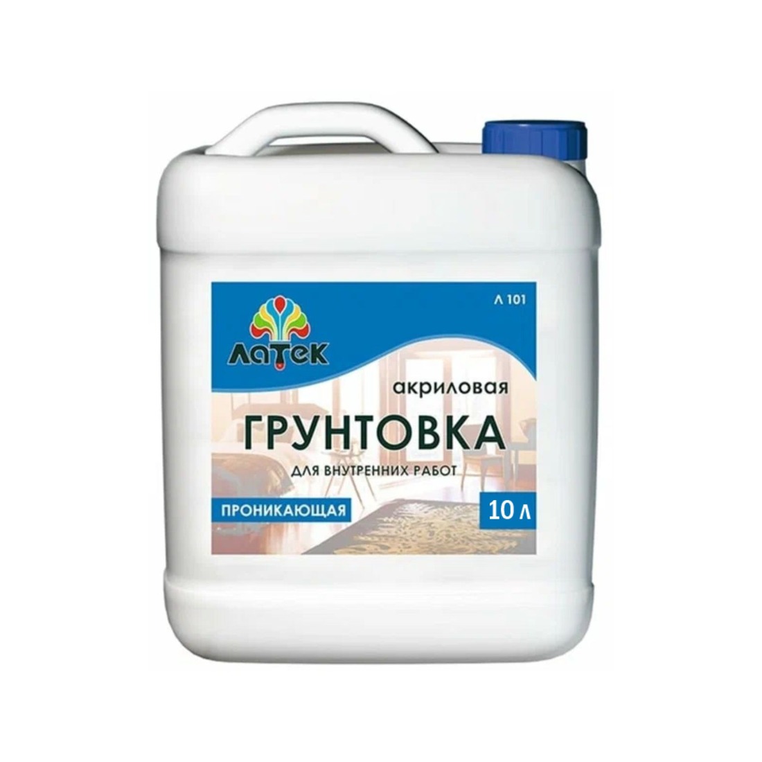 Грунтовка Дондекор акриловая 10л внутр наруж