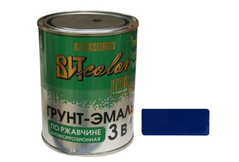 Грунт эмаль ВИТ 3-1 0,8кг черная