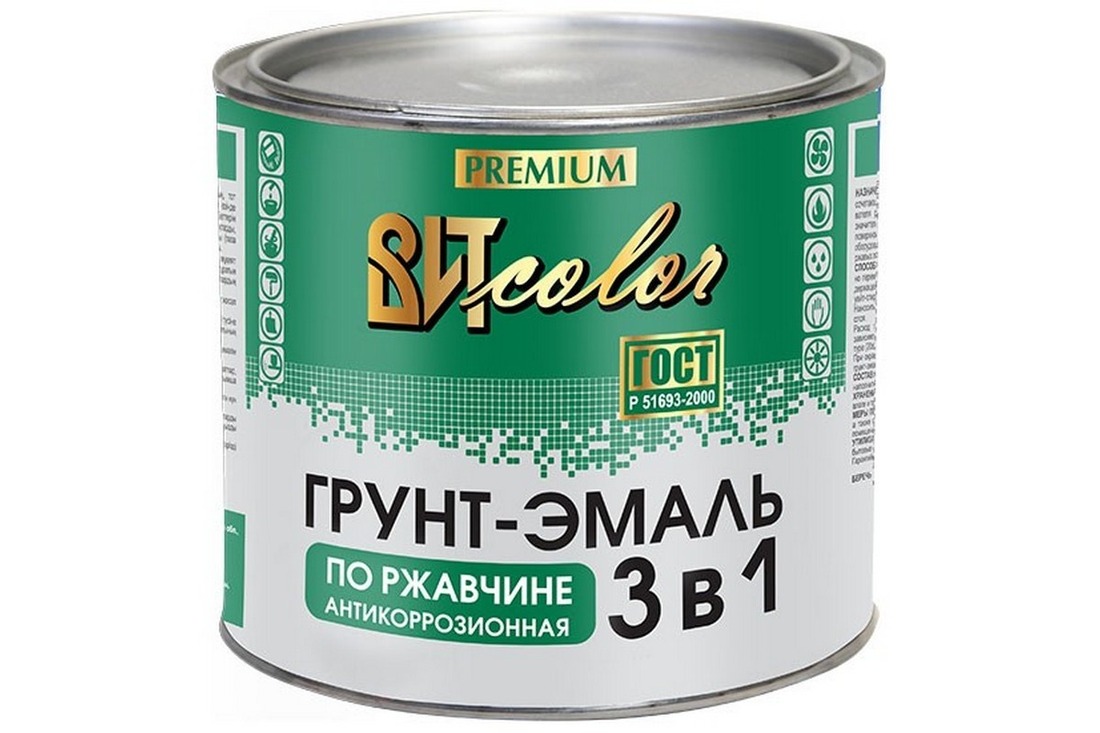 Грунт эмаль ВИТ 4-1 1,8кг голубая