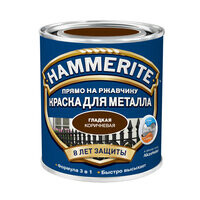 Краска Хамерайт коричневая 0,75л