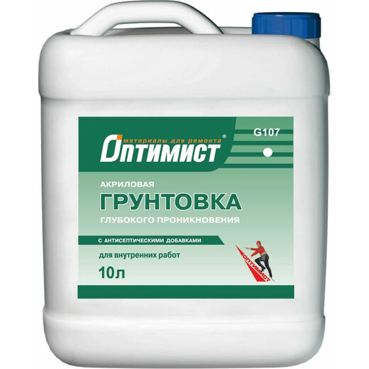 Грунт Оптимист G-101 10л для внутр